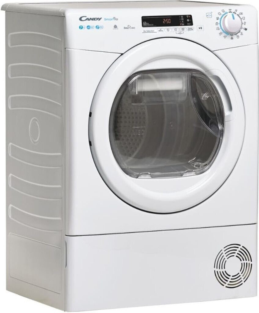 Сушильная машина Candy CSOE H10A2TE-S, тепловой насос, 10 кг, Класс E, wifi, белый